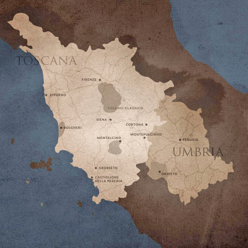 Mapa Marchesi Antinori