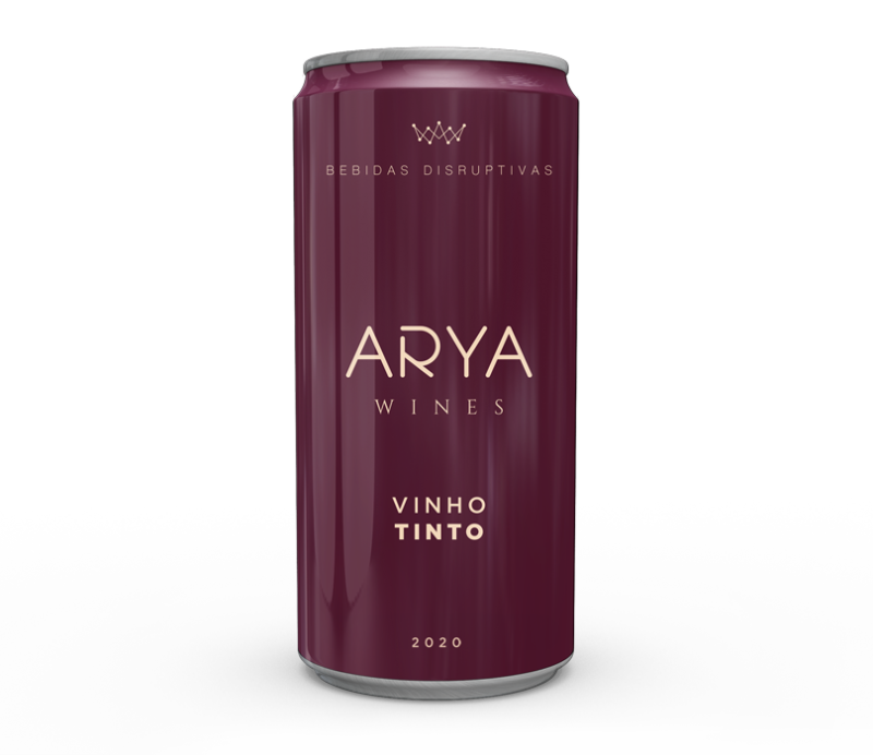 Kit 6 vinhos Arya Wines Tinto Lata